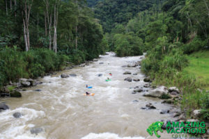 heading down the river