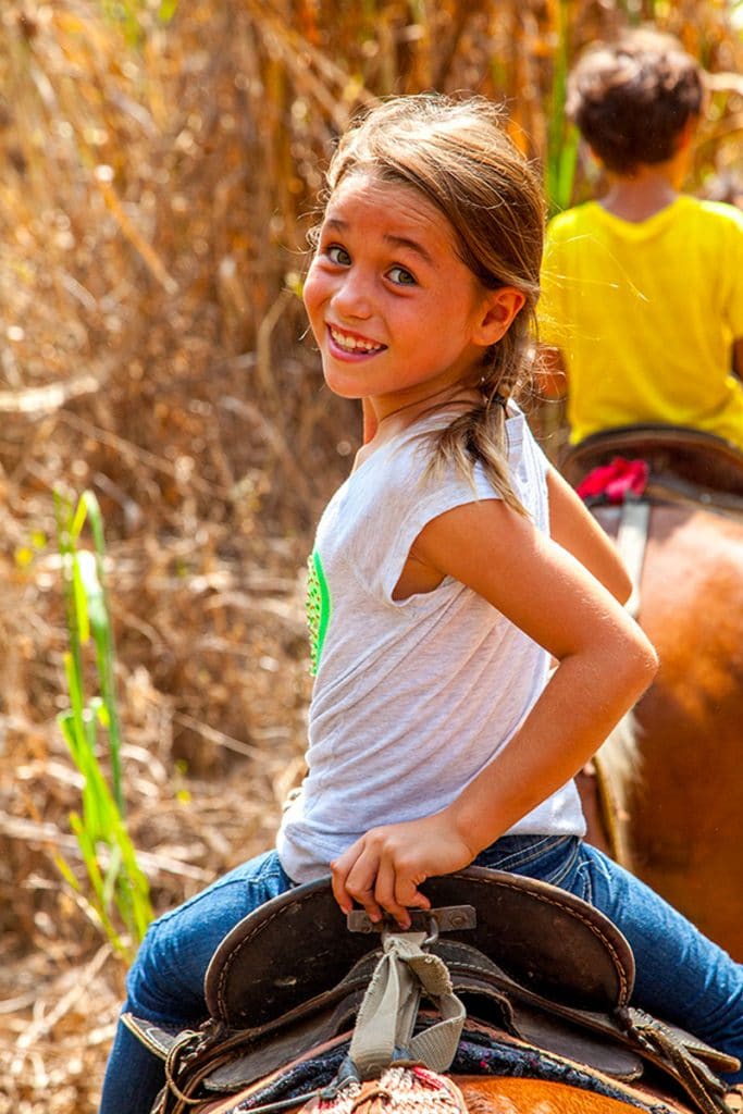 Kid Horseback Riding