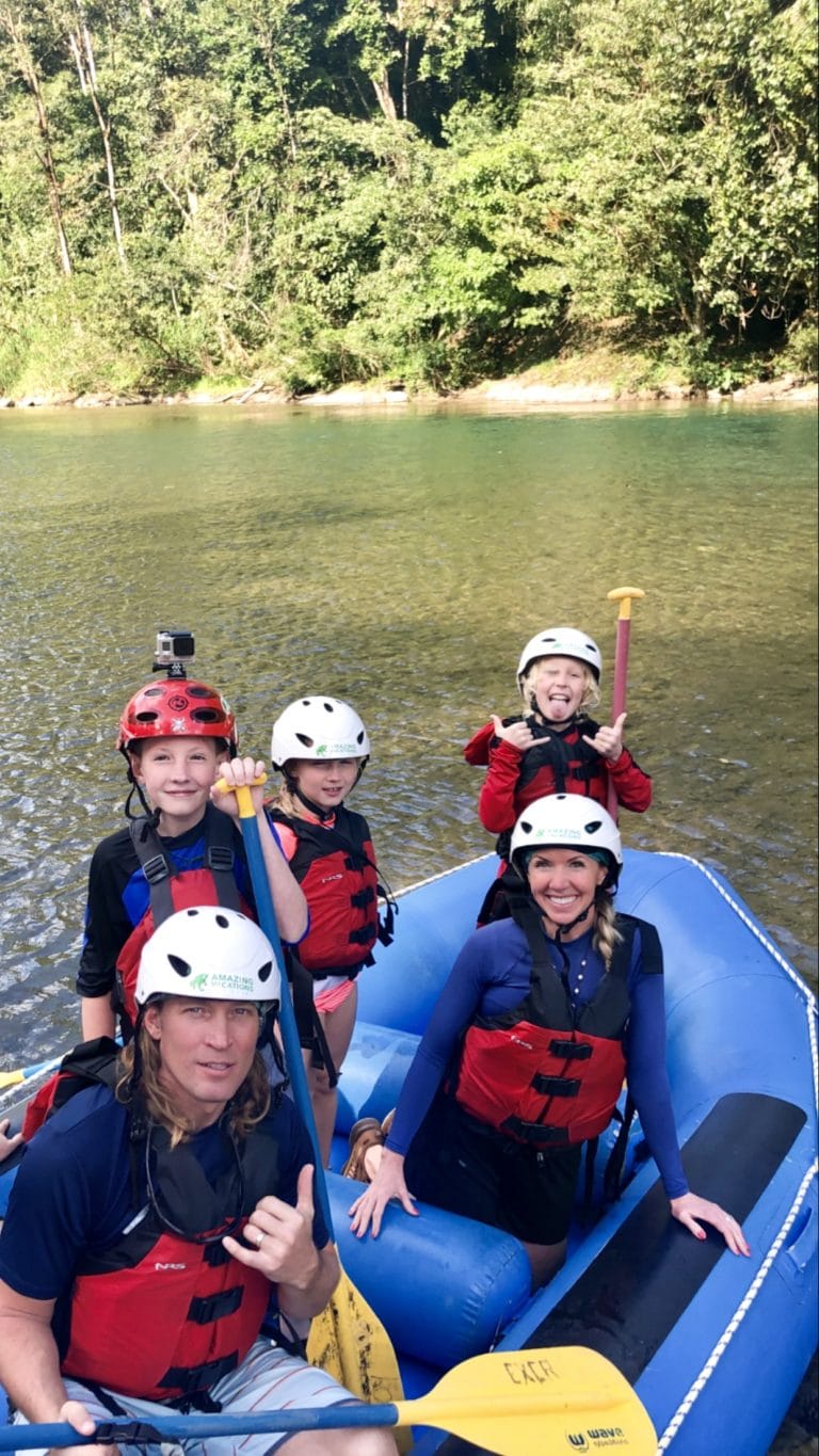 Family Rafting on the Pacuare