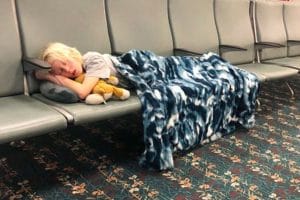 Asleep At Airport