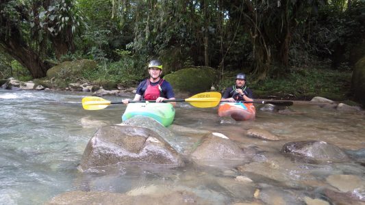 whitewater rafting on the Pejibaye River in Costa Rica